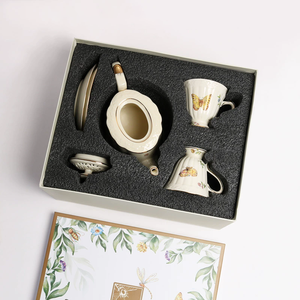 Ensemble de tasses à café en céramique rétro européen, grand service à thé britannique et français, article ménager en porcelaine vintage japonaise et britannique - Product Image 2