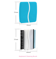 Kit de Nettoyage d'Écran 3-en-1 de Haute Qualité en Promotion avec Chiffon en Microfibre/Brosse pour Clavier/Nettoyant en Spray