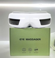 Masseur oculaire intelligent à vibration et compresse chaude, dispositif à coussin d'air pour la protection des yeux, avec pression vibrante et chaleur.
