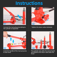 Fabriqué en Chine 10T Auto Body Frame Repair Hydraulic Porta Power Auto Repair Kit Jack