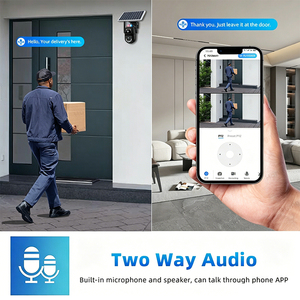 Cámara de Seguridad Rscamtom con Doble Lente 7*24 AOV PTZ, Batería Solar, 4G Sim, Grabación de 24 Horas, WIFI IP66, Audio Bidireccional Inalámbrico, CCTV - Product Image 5