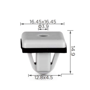 คลิปรัดพลาสติกสำหรับรถยนต์ 0ZA049 คลิปยึดแผง<span class=keywords><strong>ประตู</strong></span>รถยนต์ 51411973500 คลิป<span class=keywords><strong>ล็อค</strong></span>แบบหมุน - Product Image 5