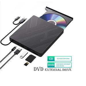 USB3.0 Tipo C Unidad de CD/<span class=keywords><strong>DVD</strong></span> externa 8X <span class=keywords><strong>DVD</strong></span>/24X CD Grabadora de plástico de velocidad súper rápida USB3.0 Tipo C <span class=keywords><strong>DVD</strong></span> 8X CD24X Player para computadora portátil - Product Image 2