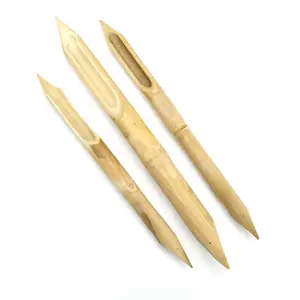 Worison 3pcs Bamboo Pen Cerâmica Macia Escultura Ferramenta de Pintura DIY Artesanato Tool Kit para Atacado