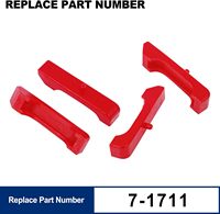 Coussinets isolants en caoutchouc pour radiateur, supports de radiateur Prothane 7-1711 pour Chevrolet C10 Caprice C20 K10 K30 C30 GMC K1500 de 1973 à 1987
