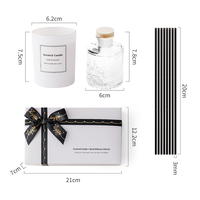 Ensemble de bougies parfumées et de diffuseurs en gros, coffret cadeau de luxe, diffuseur d'arômes avec bougie pour la décoration de la maison