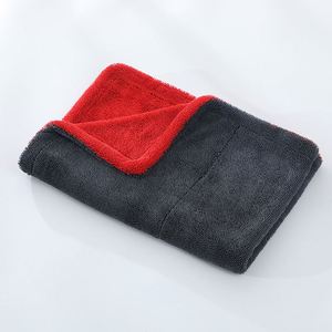 Serviette en microfibre double couche ultra douce et absorbante 1200 g/m², petite tresse 60x90 cm, pour lavage et nettoyage détaillé de voiture - Product Image 2