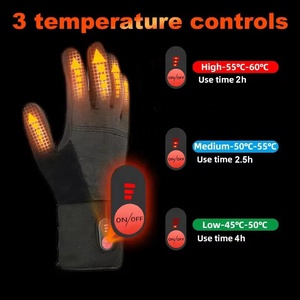 Guanti Invernali da Esterno Riscaldati Elettricamente con Batteria Ricaricabile e Riscaldamento Intelligente - Product Image 5