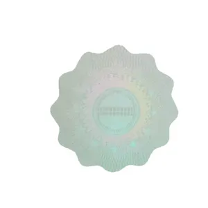 Customized Holo Manufacturers Bubble Mailer Envelop Box Sealing Device Drug Cosmetics Transparent 3D Label Hologram Sticker