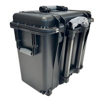 Boîte à outils professionnelle robuste, étanche, pour mécanicien, en plastique, type flight case, pour usage extérieur