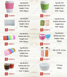 Per uso alimentare in silicone personalizzato tazza di <span class=keywords><strong>caffè</strong></span> manica, supporto In Silicone per tazza <span class=keywords><strong>e</strong></span> mug - Product Image 5