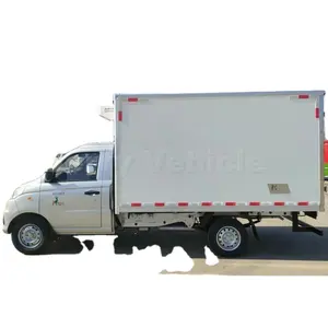 1.5/2t Left Right Hand Freezer Van Box Refrigerator Truck with Refrigerator Unit for Meat Fish Fresh Fruit