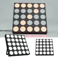 XJ 25 pièces RGBW COB LED matrice lumière 4-en-1 25x10W DJ faisceau lumières pour scène décoration fond couleur