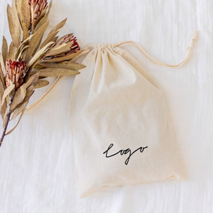 Chất Lượng Cao Dây Kéo Bông Mua Sắm Quà Tặng Túi Bụi Biểu Tượng Tùy Chỉnh Vải Hữu Cơ Bụi Ăn Mặc Quần Áo Bao Bì Túi - Product Image 3