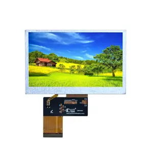 4.3inch 800*480 TFT Display 1000nits Brightness Landscape Display LVDS Interface CTP Or RTP Customized LCD Display Screen Panel