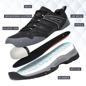 Zapatos de Seguridad Deportivos Unisex JIANKUN, Transpirables, Antideslizantes, Anti-Impactos, de Protección Industrial, con Aislamiento de 6KV - Product Image 6