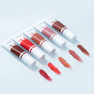 Профессиональные Губная Помада <span class=keywords><strong>3</strong></span> в 1, тинт для глаз, щек, губ, тени для век, губная помада, многофункциональный макияж, веган, не тестируется на Aninmals - Product Image 1