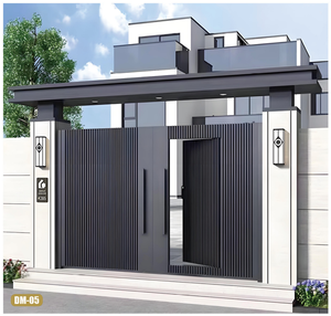 Accesorios de puerta corredera de aleación de aluminio de diseño europeo <span class=keywords><strong>Centurion</strong></span> D5 Motor automático puerta exterior valla suelo pista rollo hoteles - Product Image 6