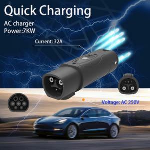 Adaptateur Te-Sla V2L NACS 16A 250V AC Déchargeur de Véhicule Électrique NACS Adaptateur de Chargeur Te Sla pour les Véhicules Électriques Américains Standard - Product Image 4