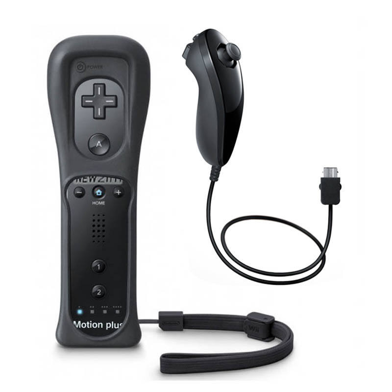 Wii Nunchuk Nintendo Nunchuk Controller - Black Wii Accessory With