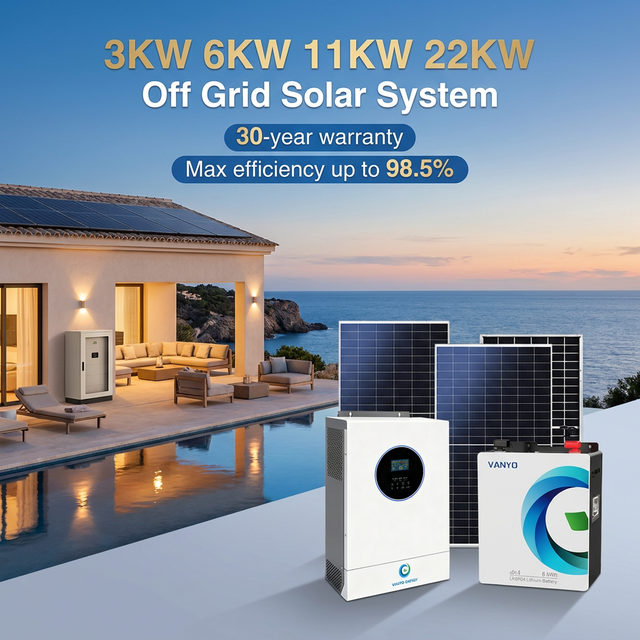 3kw 6kw 11kw Complete off Grid Home Solar Energy Panel Power Storage System Full Set Kit Lithium Batteries Solar System for Home