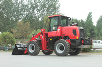Dieselmotor-Radlader mit Frontschaufel, Allrad-Radlader mit Hydraulikantrieb und Geländereifen