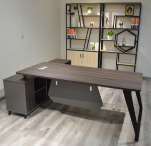 Nouvelle conception Conseil d'administration Président Table <span class=keywords><strong>Secrétaire</strong></span> Bureau Mobilier de bureau en bois Table de bureau de luxe - Product Image 3