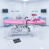LTST16 Table d'examen et chaise multifonctionnelles électriques pour gynécologie hospitalière, lits d'accouchement obstétrical
