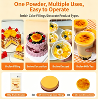 Poudre à pâtisserie économique pour crème brûlée, multi-usages pour garniture de gâteau, décoration, mini-desserts, garniture brute pour bubble tea, marque Boming