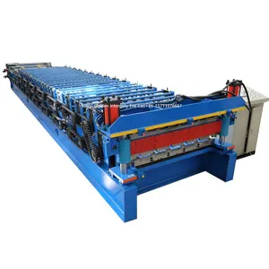 High-end Double Layer Trapezoidal Roofing Sheet Roll Forming Machine