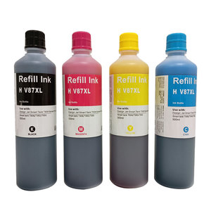 <span class=keywords><strong>Inchiostro</strong></span> di ricarica Premium 500ml V87XL per <span class=keywords><strong>HP</strong></span> DesignJet Smart tank T908 T950 T850 MFP <span class=keywords><strong>inchiostro</strong></span> per <span class=keywords><strong>stampante</strong></span> - Product Image 1