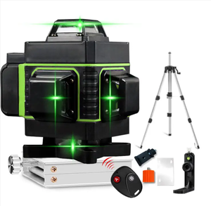 Nivel láser rotativo autonivelante verde <span class=keywords><strong>360</strong></span>, 4D, 16 líneas, línea cruzada Horizontal y Vertical, nivel láser giratorio - Product Image 1