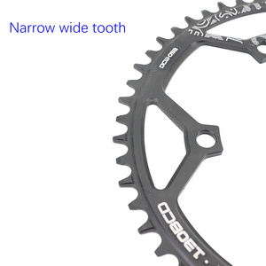 Plato redondo Deckas 130bcd para bicicleta de carretera Shimano 5700/6700 50/52/55/58T 130bcd para manivela de aleación <span class=keywords><strong>SRAM</strong></span> Red BMX - Product Image 3