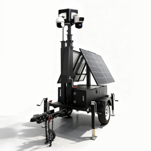 Caméra de sécurité solaire pliable sur remorque avec contrôleur <span class=keywords><strong>Victron</strong></span> et onduleur en option pour le Canada - Product Image 1