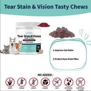 Golosinas para la salud ocular para gatos, eliminador de manchas de lágrimas, masticables suaves para gatos, tratamiento de manchas de lágrimas para mascotas, precios de fabricante - Product Image 2