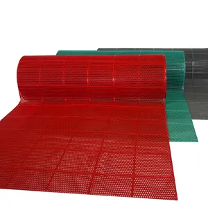 Wasch bare PVC-Schloss boden matte Kunststoff ketten matte Roll druck Schwimmbad gummi matte
