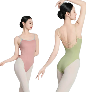 Bretelle Sexy <span class=keywords><strong>Tutu</strong></span> <span class=keywords><strong>danza</strong></span> <span class=keywords><strong>danza</strong></span> balletto body senza schienale Ballerina gara Costume allenamento Yoga ginnastica per le donne - Product Image 1
