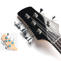 Guitare basse électrique HUASHENG à 5 cordes, finition brillante, OEM ODM, 21 frettes, corps en peuplier, manche en palissandre