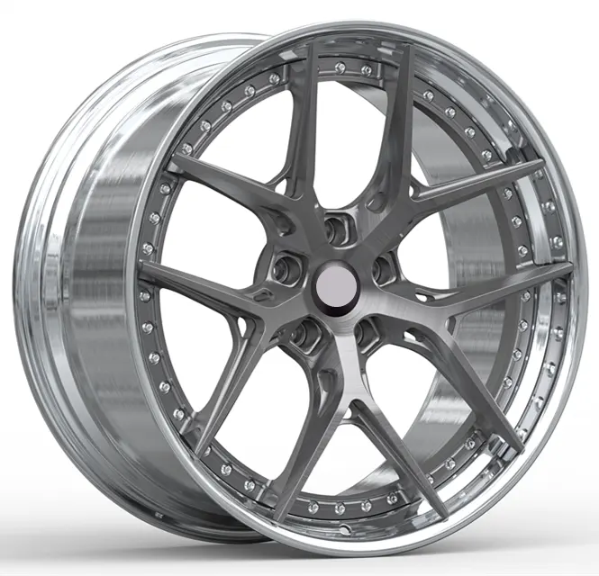 Goedkope 22 Inch 5X127 Gesmeed Auto Wielen Voor Jeep Grand Cherokee, Suv Low Profile Velgen Luxe