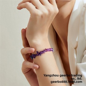 <span class=keywords><strong>Pietre</strong></span> preziose naturali con perline bracciali per donne che curano <span class=keywords><strong>Chakra</strong></span> di cristallo <span class=keywords><strong>pietre</strong></span> irregolari Yoga Reiki sollievo dall'ansia - Product Image 4