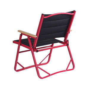 Chaise pliante de plage inclinable à siège bas en aluminium ultralégère pour le camping, vente en gros - Product Image 2