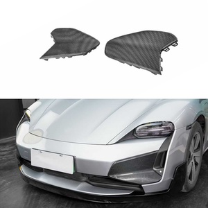 Panel Decorativo de Rejilla de Fibra de Carbono Seca para Modificación de Automóviles 2024-2025, Apto para Taycan - Product Image 1