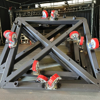 Torre de soporte de armazón de altavoz de matriz de línea decorativa de Material de acero de aleación de aluminio con certificación TUV personalizada para conciertos de eventos de escenario