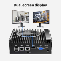 Mini PC Industrial de 12.ª Generación con Procesador Core I3/I5/I7, Refrigeración Eficiente por Ventilador, PCB de 10 Capas, LAN Dual, 8 GPIO, TPM2.0, Amplio Rango de Temperatura 24/7, PLC, HMI, SCADA