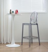 Chaises de bar Ghost en plastique acrylique transparent ergonomique bon marché pour événement Banquet Party