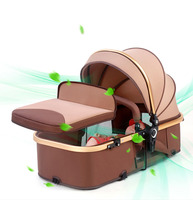 Produits pour bébés 2021 poussette tendance avec chariot pour bébé 3 en 1 porte-bébé landau enfant pour nouveaux enfants wagon poussette
