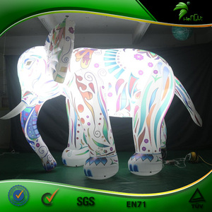 Lớn <span class=keywords><strong>Inflatable</strong></span> Elephants với LED đi xe trên động vật <span class=keywords><strong>Inflatable</strong></span> Elephants cho quảng cáo HongYi <span class=keywords><strong>Inflatable</strong></span> - Product Image 5
