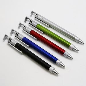 Herramienta Multifunción 6 en 1 de Plástico, Soporte para Teléfono, Regla, Bolígrafo con Destornillador - Product Image 2