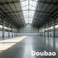 Salle d'exposition en structure métallique préfabriquée, bâtiment préfabriqué moderne pour salons professionnels et espaces événementiels