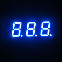 Layar LED 7 Segmen 3 Digit 0,4 Inci Berkinerja Tinggi Houkem-4031-BB Layar LED Angka Digunakan untuk Voltmeter Tabung Digital